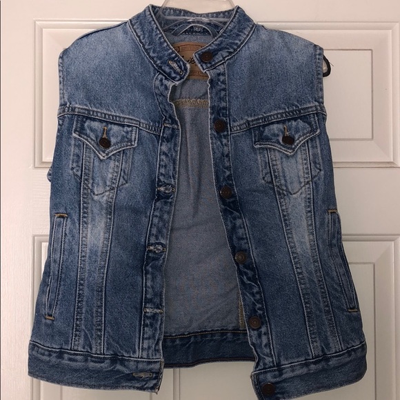 Levi Strauss Jean Jacket Vest - Picture 1 of 3